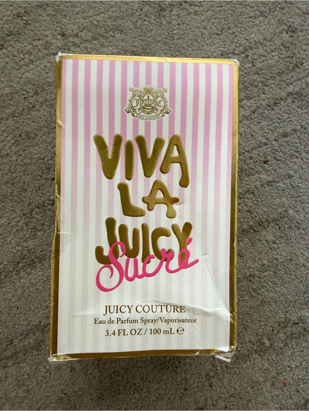 Juicy Couture Viva La Juicy Sucré Eau de Parfum 3.4 oz New (Opened Box) see pics